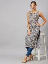 Printed Strappy Kurta