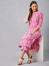 Cotton Printed Kurta  and Palazzo Set