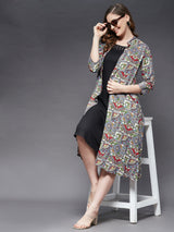 Slip Dress With Long Jacket