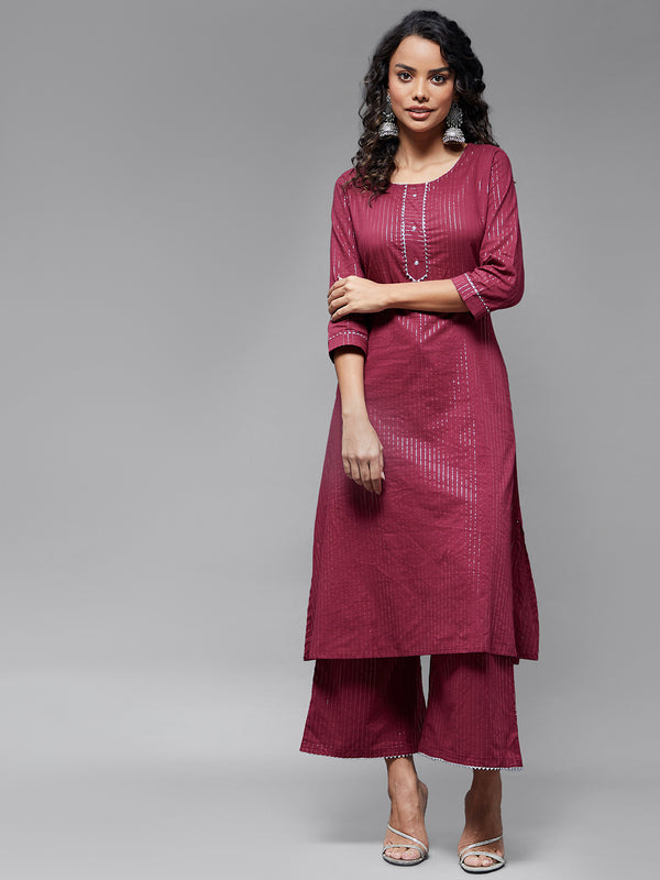 A-Line Kurta With Palazzo