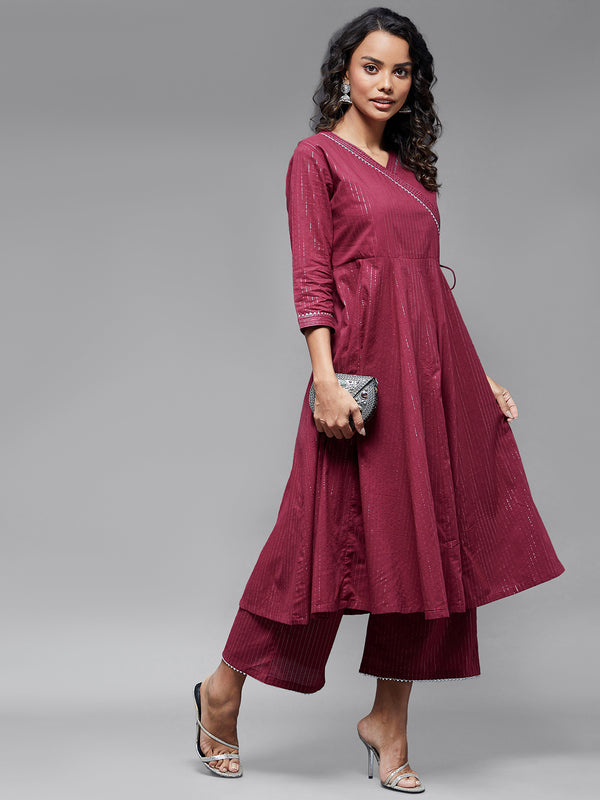 Angrakha Style Kurta-1256