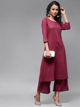 A-Line Kurta With Palazzo