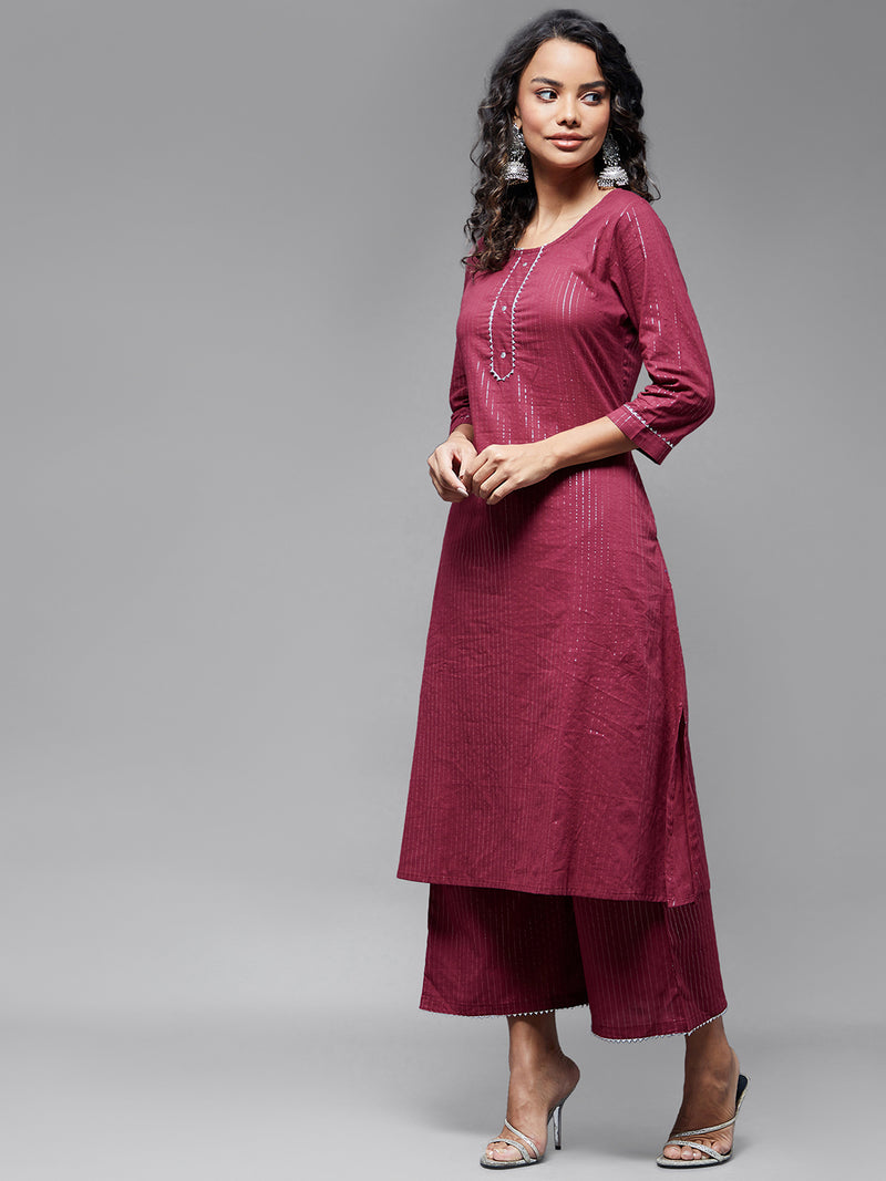 A-Line Kurta With Palazzo