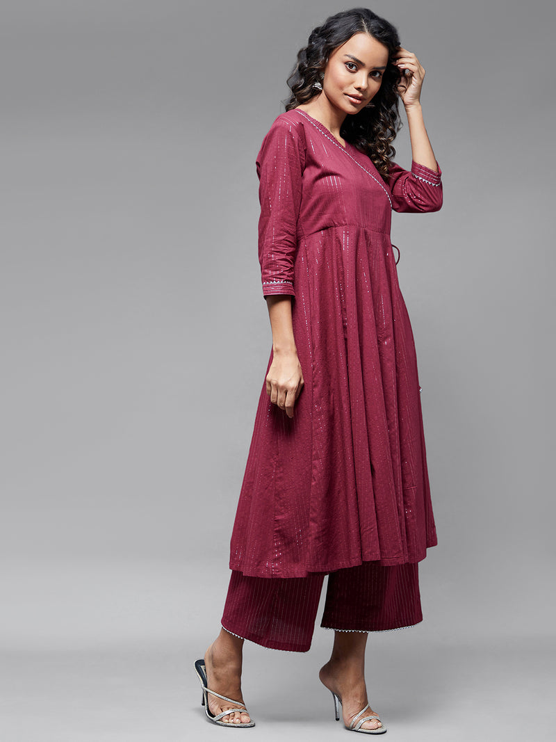 Angrakha Style Kurta-1256