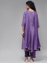 Anarkali Full Flare Kurta With Trouser And Duppata