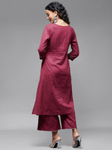 A-Line Kurta With Palazzo